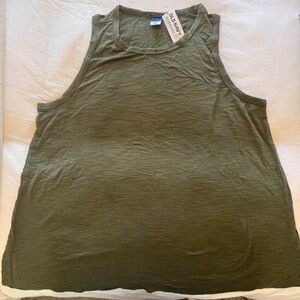 Old Navy Olive Tank Top - Women's Sleeveless Casual Tee